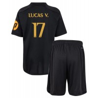 Real Madrid Lucas Vazquez #17 3rd trikot Kinder 2023-24 Kurzarm (+ Kurze Hosen)